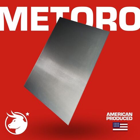 Metoro 16-Gauge CRS Steel Sheet - قابل للتشكيل، قابل للحام، مغناطيسي، سطح أملس - لوحة معدنية من الدرجة الصناعية لمشاريع DIY والتصنيع والمزيد. (5،060 × 12 × 8) in Kuwait