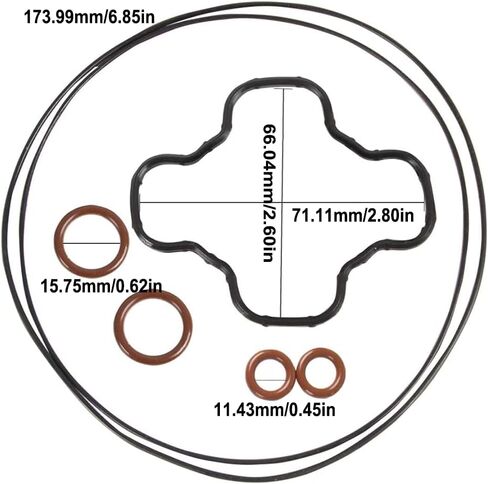 Sineside متوافق مع عجلة ضاغط توربو GTP38 ومجموعة إعادة بناء مطورة 1994-2003 7.3L ديزل 446579-0001 170293 F81Z-6K682-BARM 817-1004-002F in Kuwait