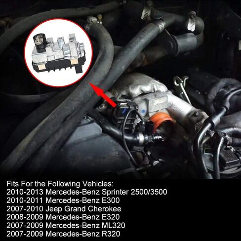 الجزء # 6NW009660 المحرك الكهربائي التوربيني لسيارة Mercedes-Benz Sprinter 2500 3500 E300 E320 ML320 R320 Grand Cherokee 3.6L - رقم OEM G-001 in Kuwait