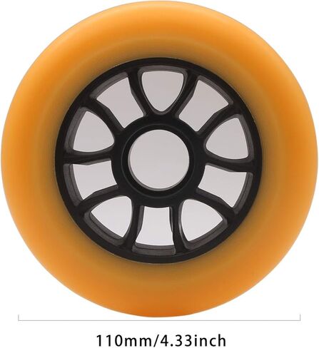 Z-FIRST 8 عبوات 110 مم عجلات تزلج دوارة مضمنة 85A بديل ممتاز للعجلات الدوارة in Kuwait