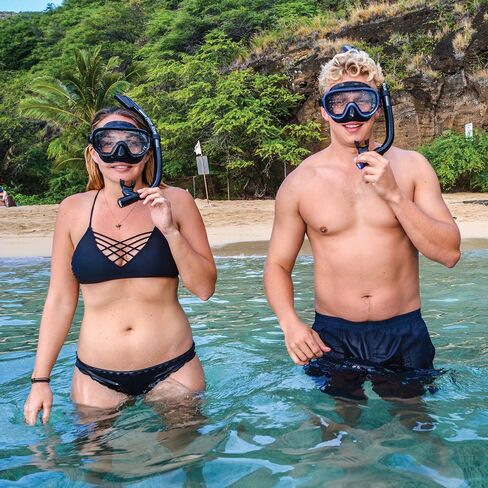 REEF TOURER Reef Tourer Single-Window Mask & Snorkel Combo Set in Kuwait