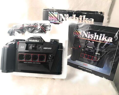 Nishika N8000 35mm 3-D Camera Quadra Lens System by NISHIKA 3D in Saudi Arabia