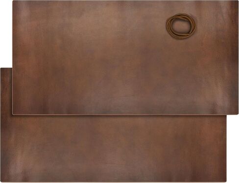 Genuine Leather Sheets for Crafts | 4 Sheets | Leather Crafting Sheet Leatherworking Arts | Leather Sheet for Craft 12" x 12" + 36" Leather Cord | Leather pieces (12 x 12 inches) in Saudi Arabia