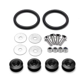 Aluminum Universal CNC Billet Quick Release Fasteners Kit Compatible with Car Bumper Trunk Fender Hatch (Green) in Kuwait