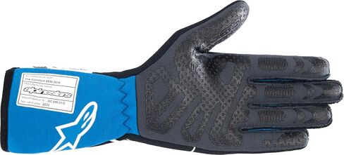 Alpinestars Tech-1 Race V4 Racing Gloves (Black/Blue, Large) in Saudi Arabia