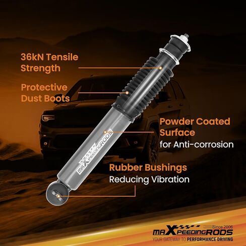 ممتصات صدمات أمامية 2-5 بوصة من maXpedingrods لسيارة Chevy S10 1982-2003، لسيارة GMC Sonoma RWD 1991-2003، مجموعة صدمات السقوط in Kuwait