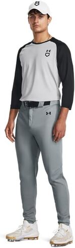 بنطال البيسبول Gameday Vanish للرجال من Under Armour أسود/أبيض L in Saudi Arabia
