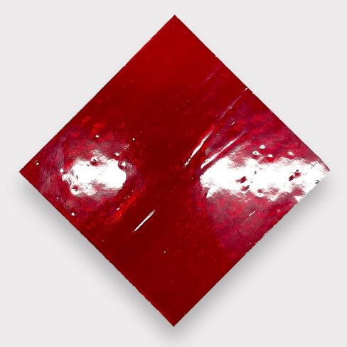 Dark Red Transparent COE 96 System 96 Fusible Glass Sheet (1) in Saudi Arabia