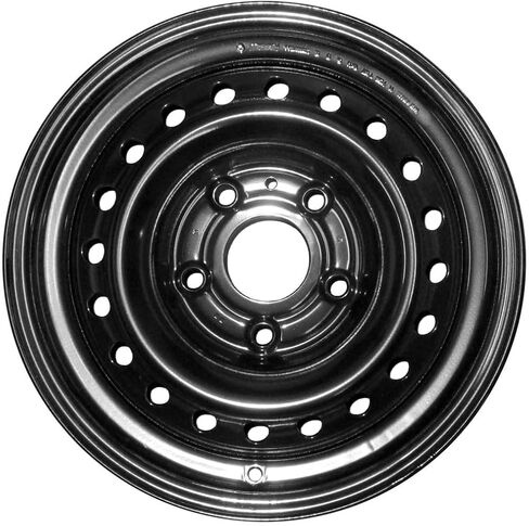 16" Steel Wheel (OEM) - Fits 2005-2011 Dodge Dakota (20-Hole Design) - Black Reman Steel Wheel in Saudi Arabia