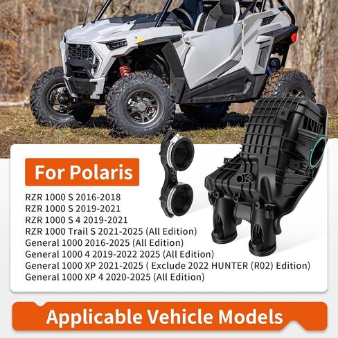 Intake Manifold & Throttle Body Adaptor For Polaris General RZR 1000 XP 4 S 2016-2025 1205891 1205892 in Saudi Arabia