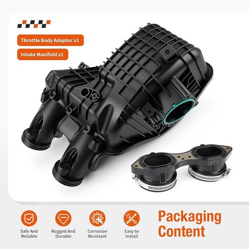 Intake Manifold & Throttle Body Adaptor For Polaris General RZR 1000 XP 4 S 2016-2025 1205891 1205892 in Saudi Arabia
