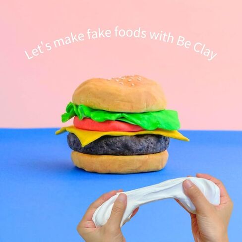 Be Clay,Super Lightweight AIR Dry Paper Clay,White,4.23 oz (120g),Made in Japan in Saudi Arabia