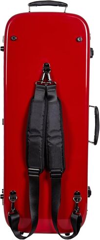 Crossrock Fiberglass Oblong Case fits F-Style Mandolin, with Accessory Compartments, Removable Shoulder Straps, TSA Lock-Yellow (CRF2020MFYL-R) in Saudi Arabia