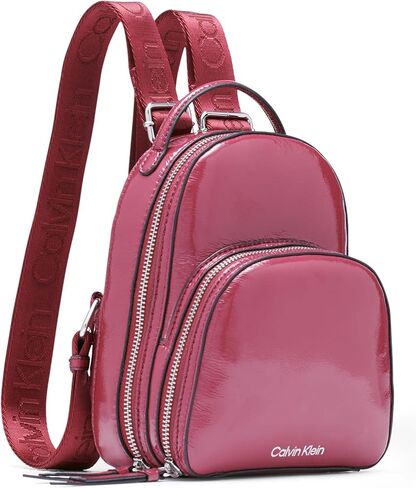 Calvin Klein Astatine Micro Mini Backpack, Brown/Khaki/Black Logo in Saudi Arabia