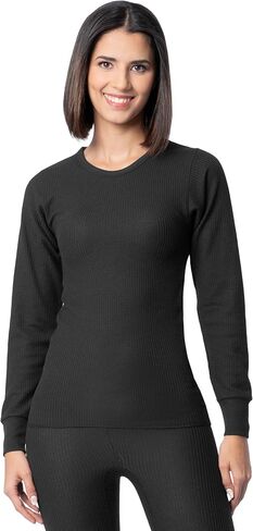 Indera Women's Warmwear Traditional Thermal Underwear Top, Pansy Pink, X-Large in Kuwait