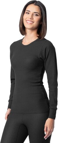 Indera Women's Warmwear Traditional Thermal Underwear Top, Pansy Pink, X-Large in Kuwait