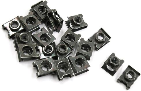 Motoforti 20pcs M6x1 Metal U-Type License Plate Screw Base Clip Nuts for Car Long-lasting in Saudi Arabia