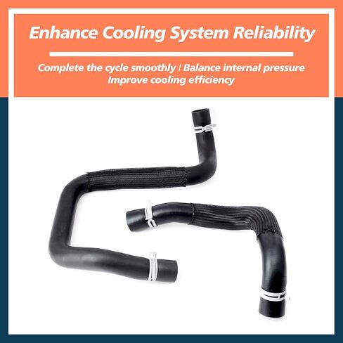 55111395AE 55111394AC Radiator Coolant Hose Replacement for Jeep Wrangler 2012-2017 for Wrangler JK 2018 Upper and Lower Cooling Outlet Pipe in Saudi Arabia
