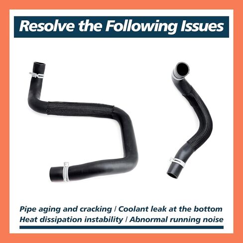 55111395AE 55111394AC Radiator Coolant Hose Replacement for Jeep Wrangler 2012-2017 for Wrangler JK 2018 Upper and Lower Cooling Outlet Pipe in Saudi Arabia
