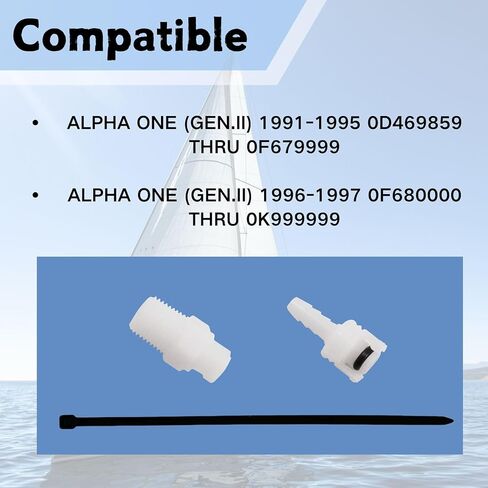 Boat Marine 815956A1 Speedometer Coupling Connector Repair Kit for Mercruiser Alpha 1 One Gen 2 Stern Drive Motor in Saudi Arabia