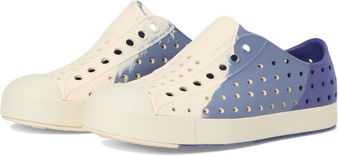 Native Shoes Kids Jefferson (طفل صغير/طفل صغير) - جزء علوي وبطانة من مادة EVA - ثقوب للتحكم في درجة الحرارة - أزرق غامق/وردي بارد 10 طفل صغير M in Saudi Arabia