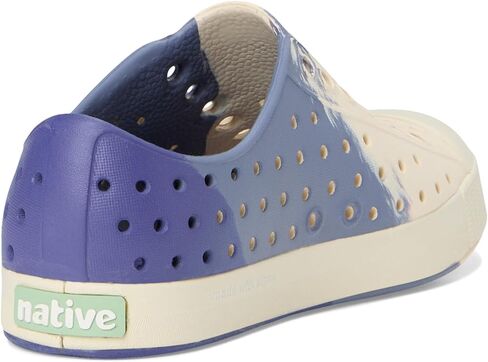 Native Shoes Kids Jefferson (طفل صغير/طفل صغير) - جزء علوي وبطانة من مادة EVA - ثقوب للتحكم في درجة الحرارة - أزرق غامق/وردي بارد 10 طفل صغير M in Saudi Arabia