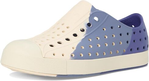 Native Shoes Kids Jefferson (طفل صغير/طفل صغير) - جزء علوي وبطانة من مادة EVA - ثقوب للتحكم في درجة الحرارة - أزرق غامق/وردي بارد 10 طفل صغير M in Saudi Arabia