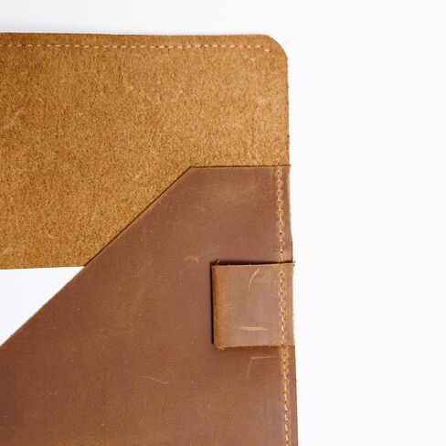Leather Journal Cover A5 – Full Grain Handmade Notebook Cover with Card Slots, Pen Loop & Elastic Bands – Refillable Field Notes Planner for Work, Study & Travel, Premium Leather Gift Non-Custom in Saudi Arabia