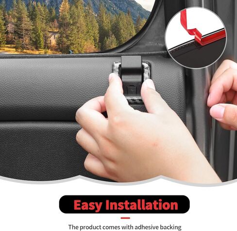 RT-TCZ غطاء دبوس قفل باب السيارة ملحقات تزيين داخلية لسيارة Chevy Avalanche/Suburban/Tahoe 2007-2013، لسيارة GMC Yukon/Sierra 2007-2013 (ألياف الكربون السوداء) in Kuwait