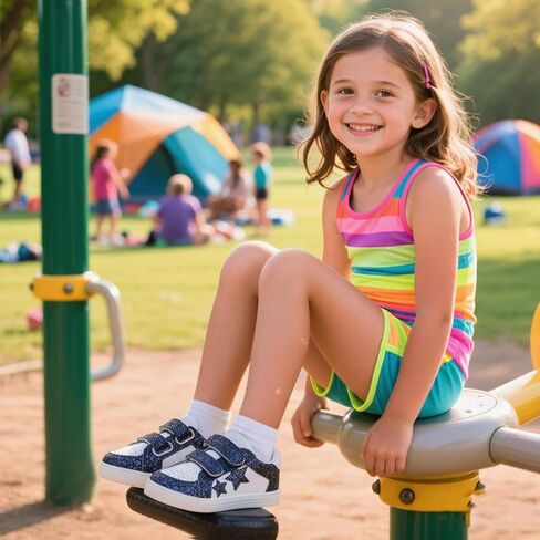 Kiderence Toddler Girls Sneakers Little Girls Running Sports Shoes(Toddler/Little Kids) in Kuwait