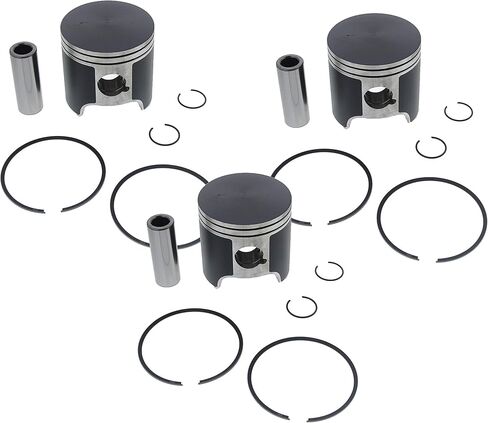 2002 2003 2004 fits Yamaha SX Viper 700 SXV700 Piston Kit x3 Teflon Coated in Saudi Arabia
