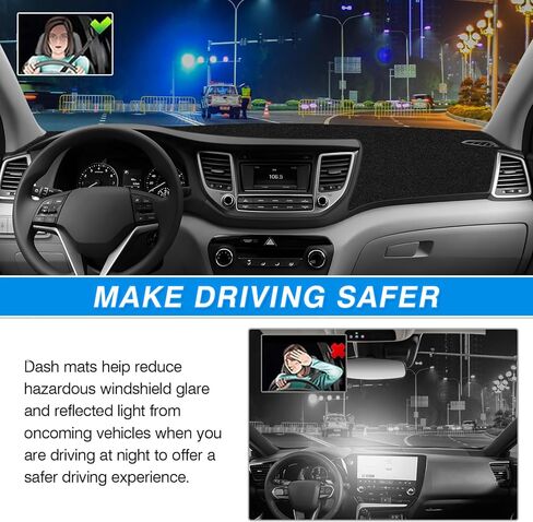 Cartist Dash Cover Custom Fit for Ford F-150 2015-2020 F150 Dashboard Cover Mat Non-Slip Pad Carpet Anti-Glare (No HUD) in Kuwait