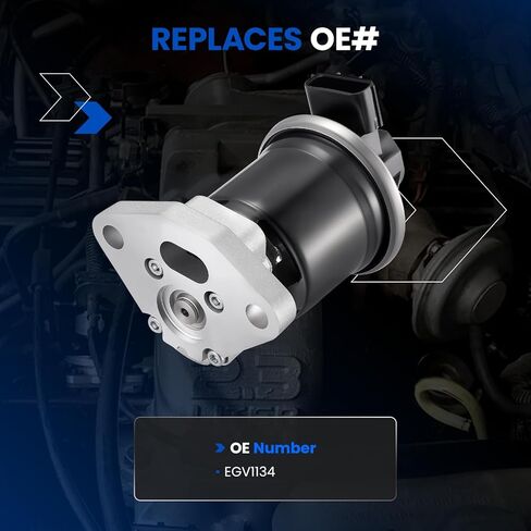 صمام EGR EGV1134 متوافق مع هوندا أوديسي/بايلوت 3.5 لتر V6 2008-2020 | يستبدل 18011-P8A-A00، 12581515 | يناسب Accord 3.5L ومتوافق مع Acura MDX 3.7L in Saudi Arabia