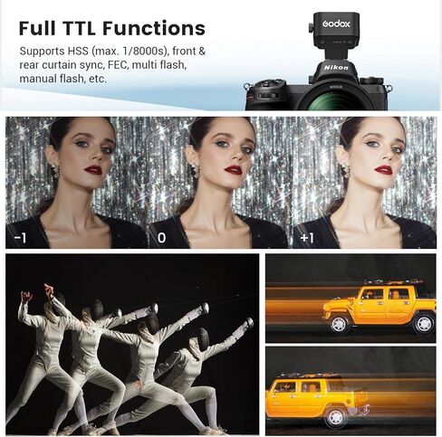 Godox X3-C TTL Wireless Flash Trigger for Canon Camera, 1/8000s HSS TTL TCM Function, Built-in Battery Touchscreen Flash Transmitter Compatible with Canon R5 R6 R7 5D 6D in Kuwait