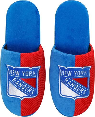 FOCO Vegas Golden Knights NHL Mens Team Logo Staycation Slipper - L in Saudi Arabia