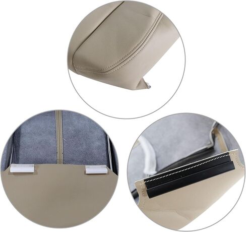 GXARTS Driver & Passenger Side Bottom & Top Lean Back Replacement Leather Seat Cover Tan Compatible with Lexus RX300 1999 2000 2001 2002 2003 in Saudi Arabia