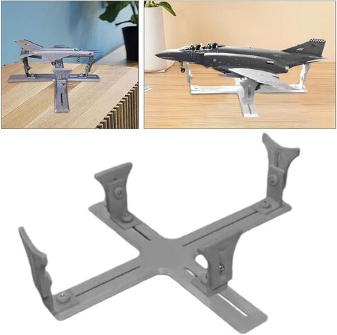 Model Airplane Painting Stand Auxiliary Tool Easy to Assemble Professional Model Building Berth Jig for Spray Work Collectors, Gray in Saudi Arabia
