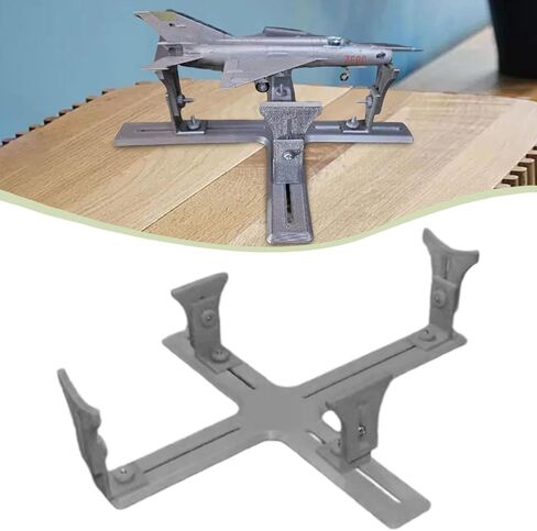 Model Airplane Painting Stand Auxiliary Tool Easy to Assemble Professional Model Building Berth Jig for Spray Work Collectors, Gray in Saudi Arabia