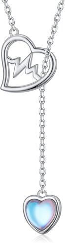 DAOSHANG S925 Sterling Silver High Polish Infinity Cross Y Necklace For Women Lariat Style Adjustable Chain Inspirational Jewelry in Kuwait