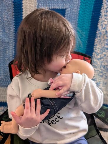 12" Lifelike Reborn Baby Dolls, Full Silicone Reborn Baby, Realistic Newborn Baby Doll Sleeping Girl Real Life Baby Dolls with Clothes Set & Feeding Accessories in Kuwait