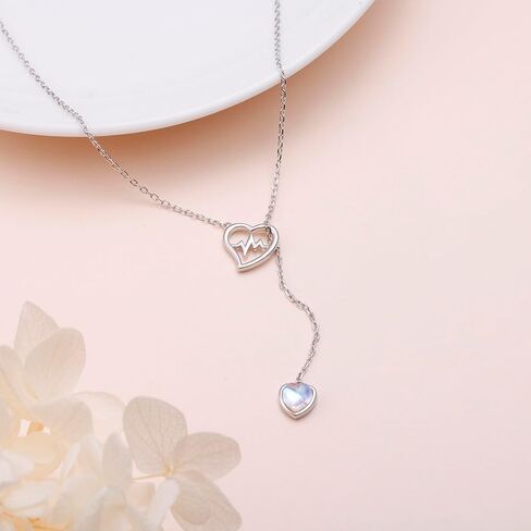 DAOSHANG S925 Sterling Silver High Polish Infinity Cross Y Necklace For Women Lariat Style Adjustable Chain Inspirational Jewelry in Kuwait