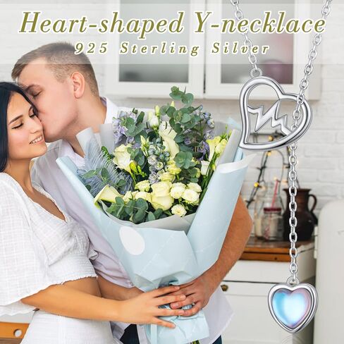 DAOSHANG S925 Sterling Silver High Polish Infinity Cross Y Necklace For Women Lariat Style Adjustable Chain Inspirational Jewelry in Kuwait