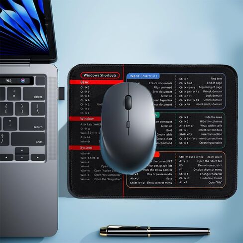 1 قطعة حصيرة الماوس البرامج المكتبية مفتاح الاختصار لوحة الماوس Excel Word PPT اختصار سهولة الوصول إلى الأدوات المكتبية 210 مللي متر × 260 مللي متر × 2 مللي متر in Saudi Arabia