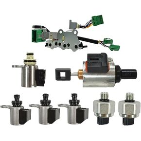 8PCS Bruce & Shark CVT Transmission Solenoid Valve Kit 33446-JF011/JF011E/RE0F10A F1CJA Compatible For Nissan Altima/Rogue 2007-2012(Style 1) in Kuwait