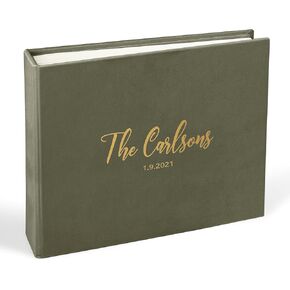 Wedding Guest Book Alternative - Velvet Photo Album for All Instant Photo Sizes - Mini Wide Square - 4x6 2x6 Photo Booth Album - Guestbook with pockets - Guestbook for Memories - Handmade Event Book in Saudi Arabia