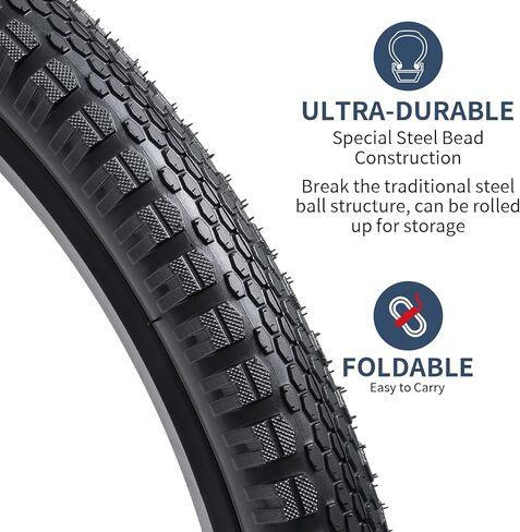 YUNSCM 2-PCS 16" Bike Tires 16x1.75/47-305 60TPI and 16" Bike Tubes Schrader Valve Compatible with 16x1.5 16 x 1.75 16x1.90 Bike Bicycle Tires and Tubes (YN-1151) in Saudi Arabia
