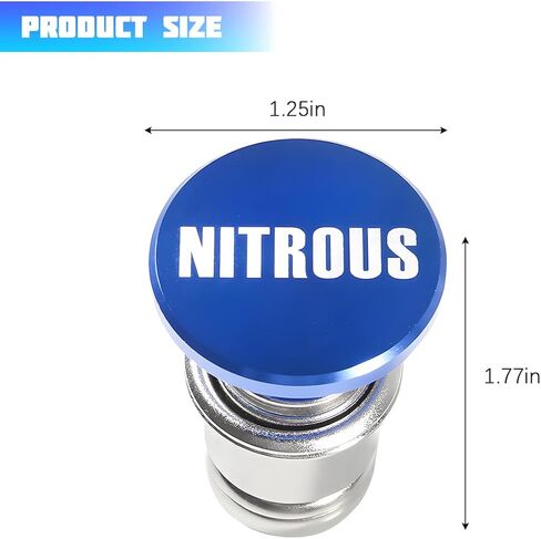 Fire Missile Button Car Cigarette Lighter Plug, Dustproof & Waterproof Aluminum Alloy Billet Cover for Cigarette Lighter Socket, 12V Vehicle Interior Decoration, Universal Fit (Red) in Saudi Arabia