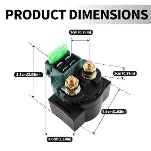 JGMOTO Starter Relay Solenoid for CFMOTO CFORCE 400/500/600/800/1000 ATV UTV SSV, ZForce 500, CF188, UForce 500/600 650NK 650TR GO Kart, OEM- 9CR6-150310/9010-150310-10001 in Saudi Arabia
