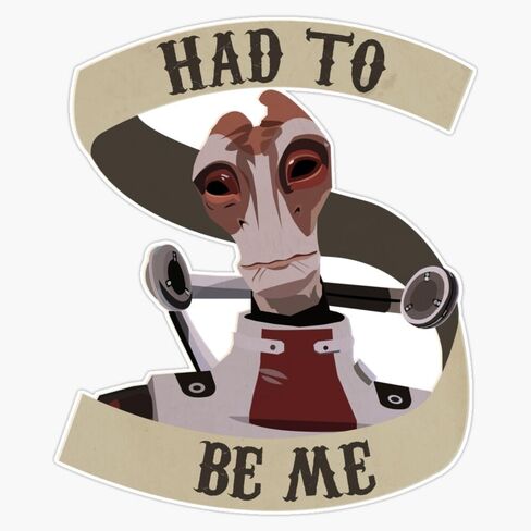 MAGNET Mordin Solus Mass Effect Magnetic Vinyl Sticker Decal Magnet 5" in Saudi Arabia
