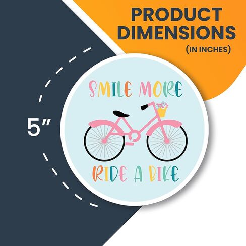Magnet Me Up Eat. Sleep. Bike. Repeat Magnet Decal, 5 Inch Round, Heavy Duty Automotive Magnet for Car, Truck, SUV, Lockers, Bumper, or Any Other Magnetic Surface in Saudi Arabia